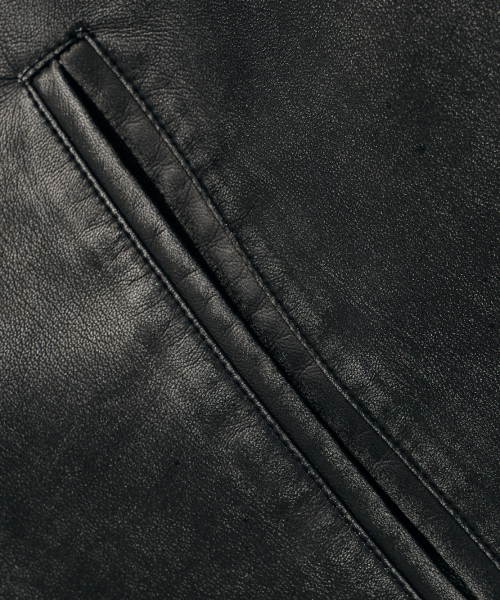 DIMITRI BLACK ディミトリブラック FAUX LEATHER デトロイト ワークジャケット ブラック 画像 10