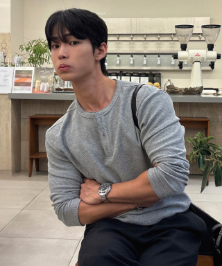 MINDBRIDGE マインドブリッジ ワッフル ヘンリーネック デイリー Tシャツ - 3色展開 画像 2