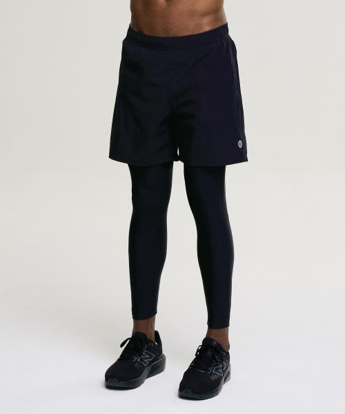 Спортивные тайтсы 2в1 унисекс для бега и зала M (2 colors)