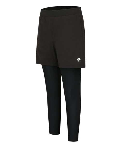 Спортивные тайтсы 2в1 унисекс для бега и зала M (2 colors)