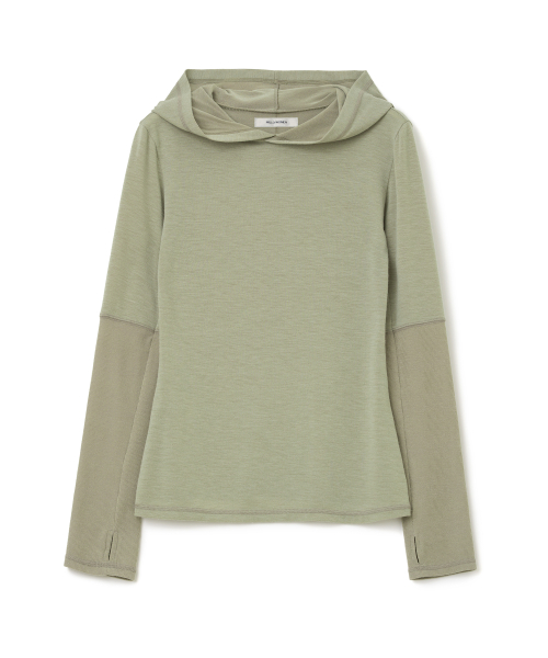 Минималистичное худи в рубчик [Green]