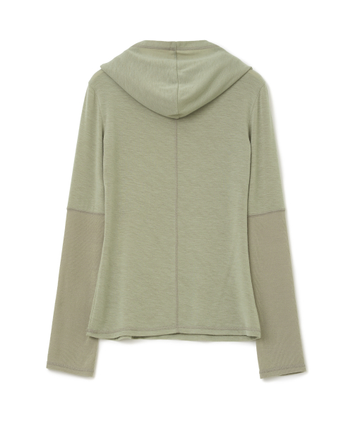 Минималистичное худи в рубчик [Green]