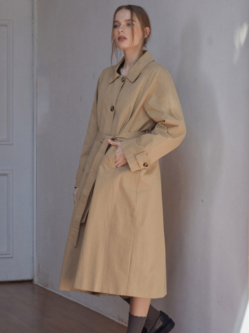 Классическое длинное пальто, Beige