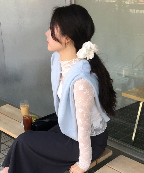 Flower Pattern French Pullover (2 Colors)