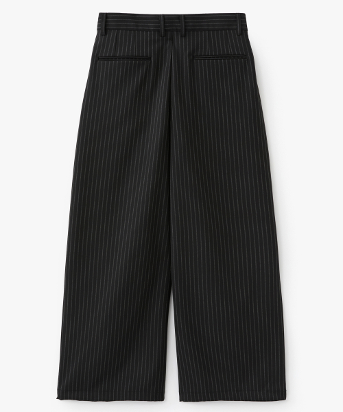 Draft Pinstripe парашютные слаксы Black