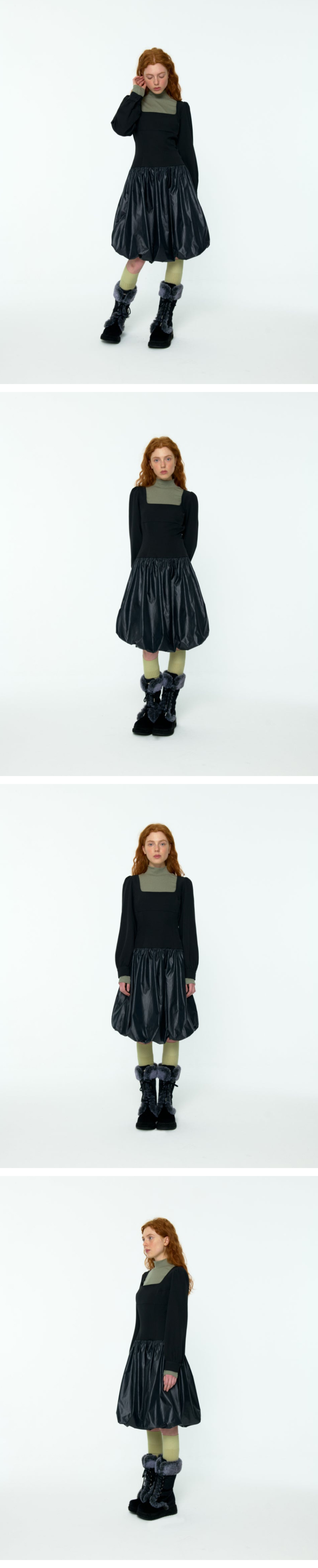 루루서울(LOULOUSEOUL) Sugar Fur Boots (Black) - 사이즈 & 후기 | 무신사