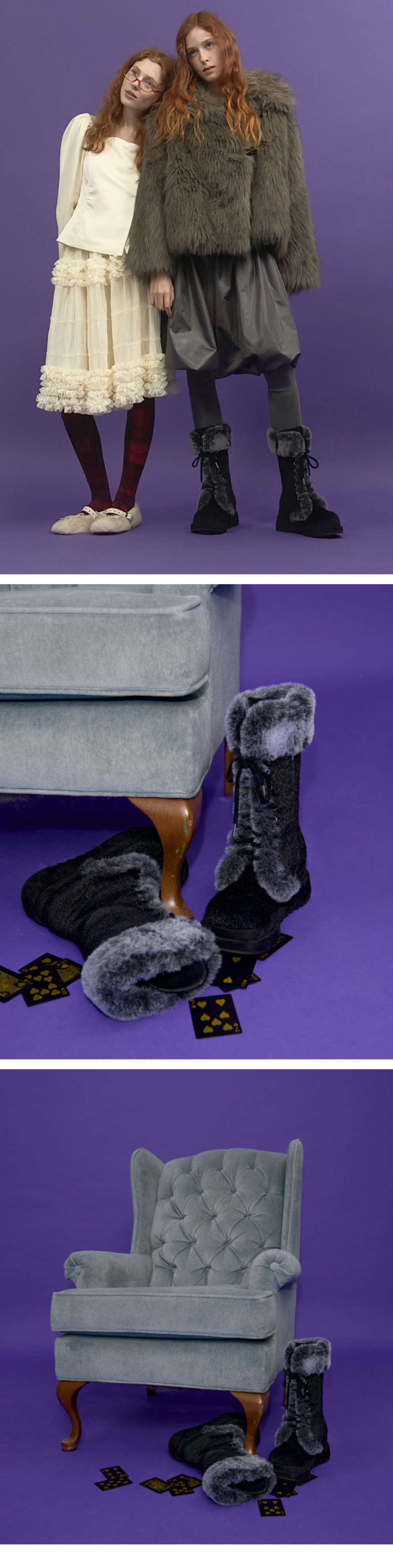 루루서울(LOULOUSEOUL) Sugar Fur Boots (Black) - 사이즈 & 후기 | 무신사