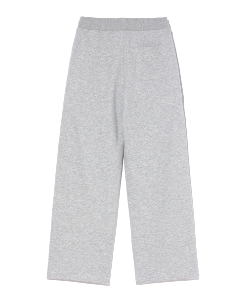 Широкие спортивки с защипом LQ6PU179_MELANGE GREY