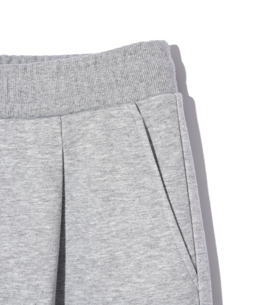 Широкие спортивки с защипом LQ6PU179_MELANGE GREY