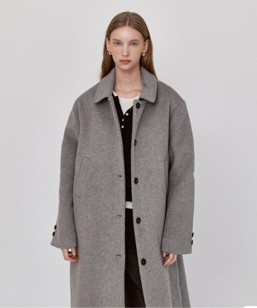 Classic Wool Single пальто - Gray
