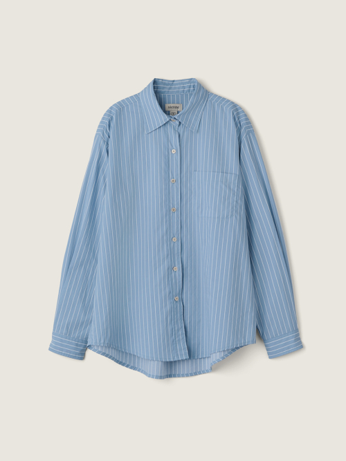 Kelly Stripe Shirt (Sky синий)