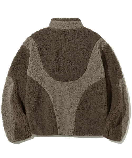 Pluffy Duo Fleece куртка-Brown