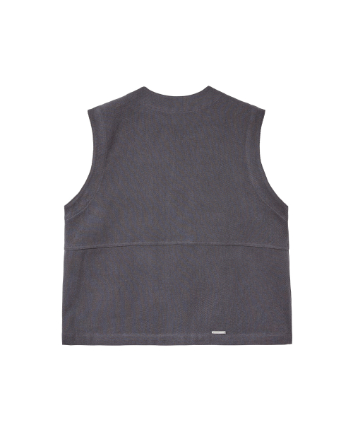 V-neck жилет куртка CHARCOAL
