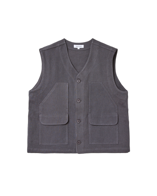 V-neck жилет куртка CHARCOAL