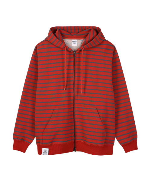 STRIPE ZIP-UP худи (RED)