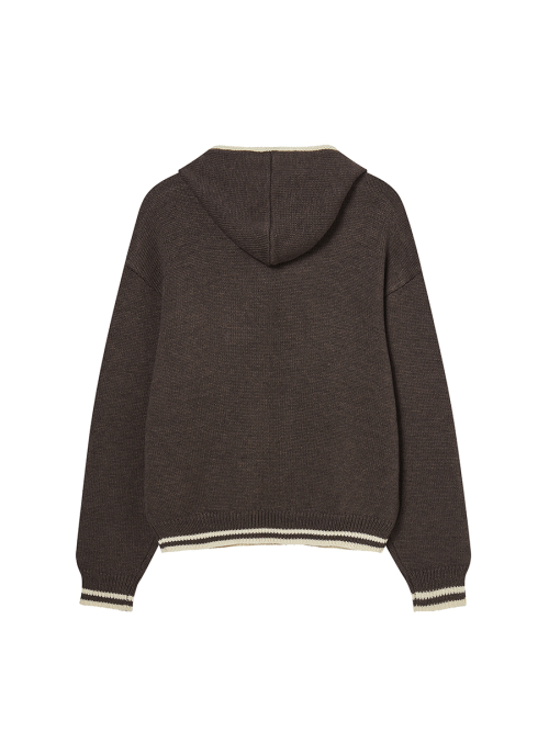 NYGD HOOD вязаный BROWN