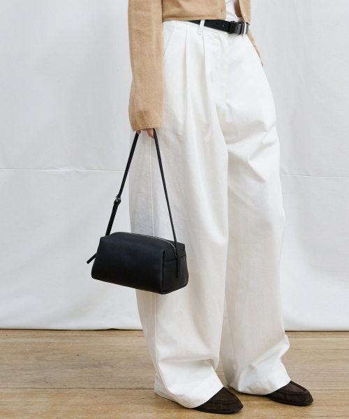 Classic Box Shoulder Bag - кожа черный
