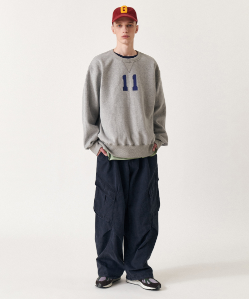 Washed cargo pants темно-синий