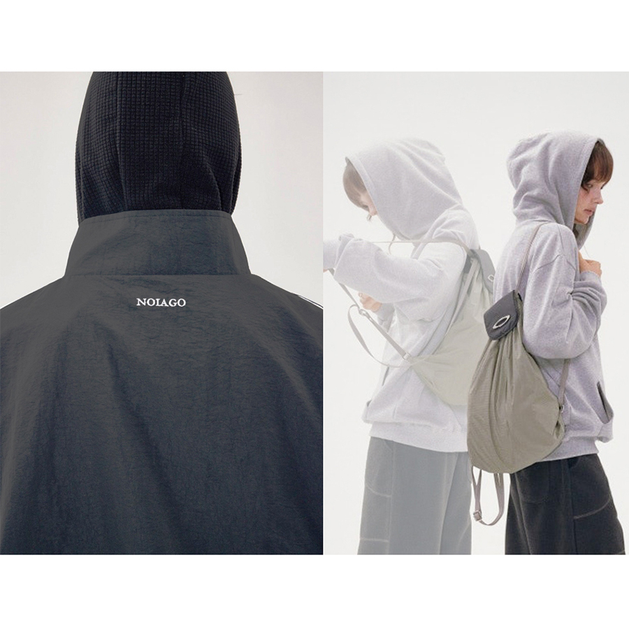 WAFFLE WARMER HOODIE - 3 COLORS KHAKI BEIGE
