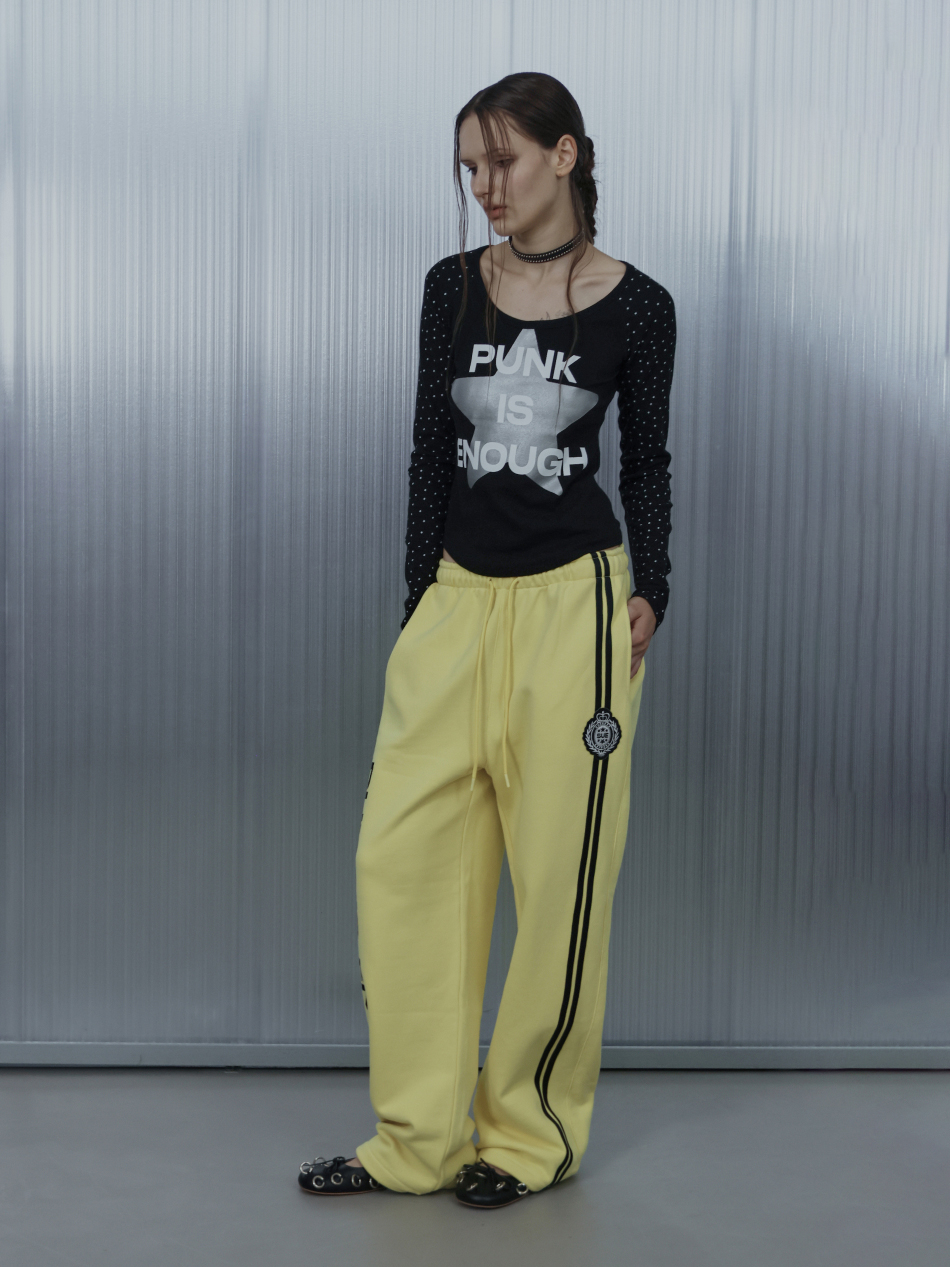PUNK WAPPEN SWEATPANTS / YELLOW | ファッション通販サイト NUGU