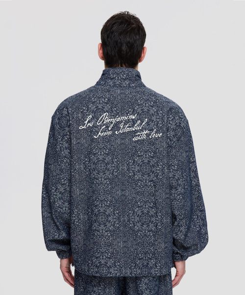 (W) 004 джинсы TRACK TOP 004 CARPET ALLOVER INDIGO