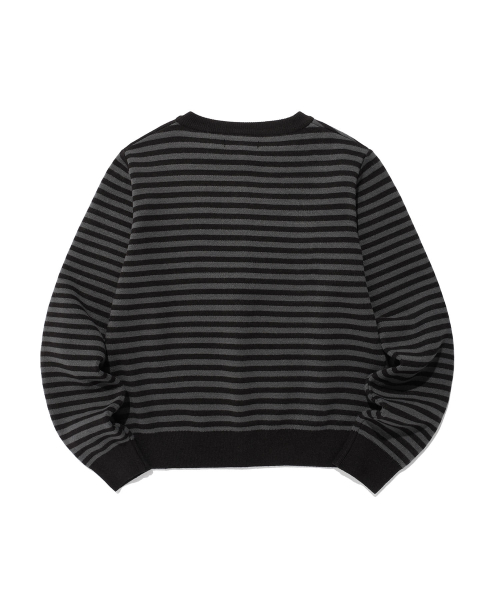 DOT STRIPE вязаный CARDIGAN черный( CODE0 642A)
