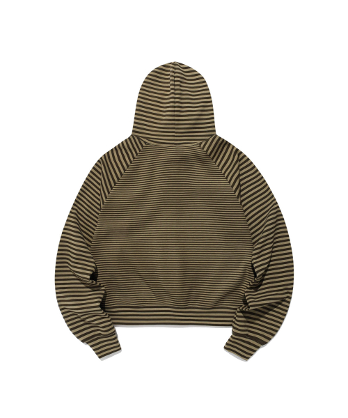 STAR LOGO ST HOOD ZIP UP KHAKI( CODE0 483A)