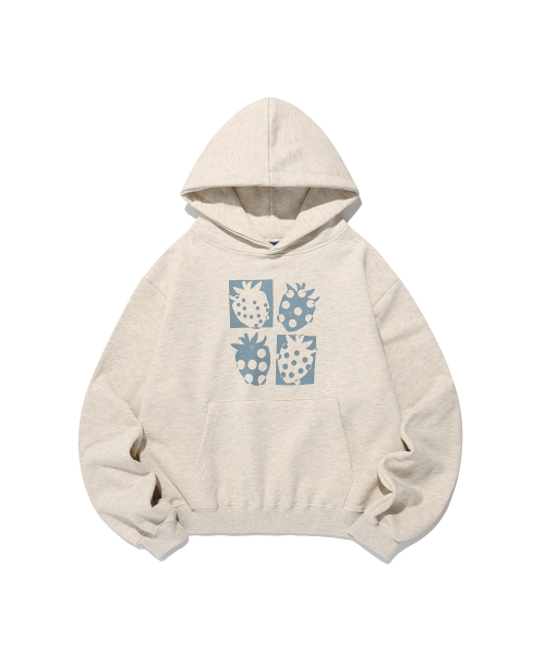 DOT STRAWBERRY худи OATMEAL( CODE0 407A)