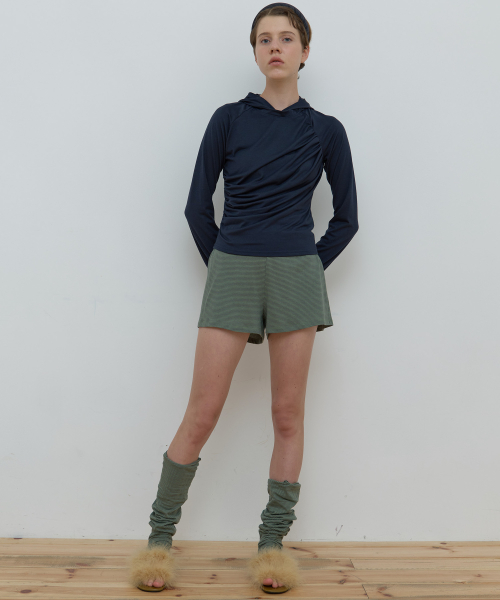 STRIPE TRUNK SHORTS GREEN