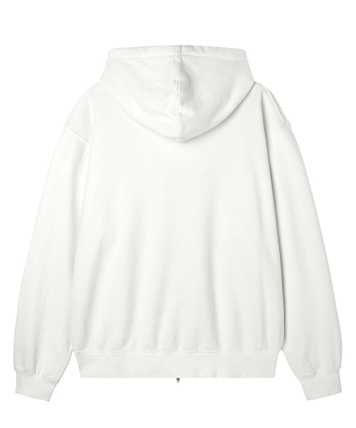 UNION CUT PATCH худи ZIP UP - WHITE