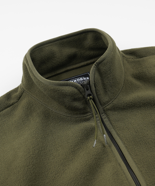 FLEECE ZIP UP куртка OLIVE