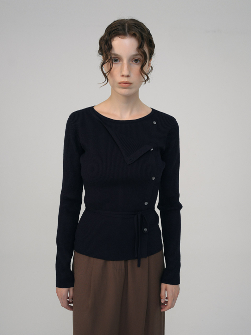 Neck Open Detail вязаный (2color)