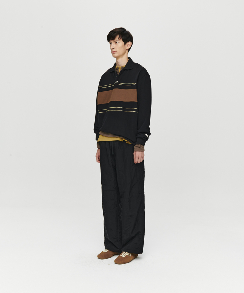 HET TRACK STRIPE поло (BLACK)