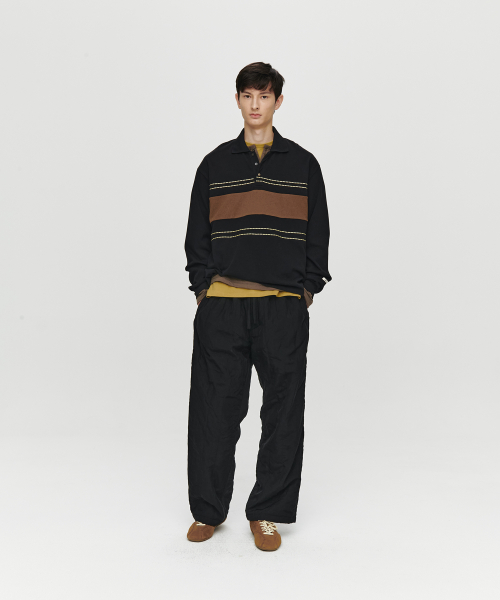 HET TRACK STRIPE поло (BLACK)