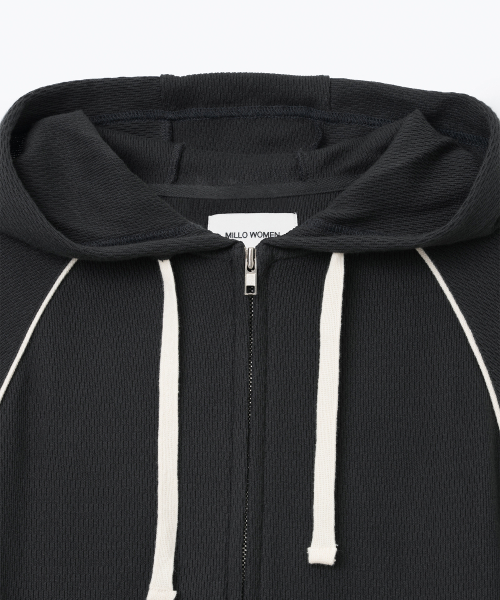 Худи на молнии Bound Vintage Black