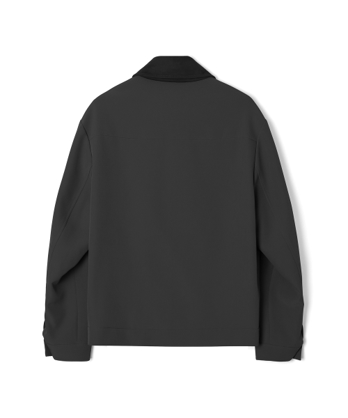 Мужской куртка-тракер T/R Big Double Out Pocket (BLACK) (HB9UJ01)