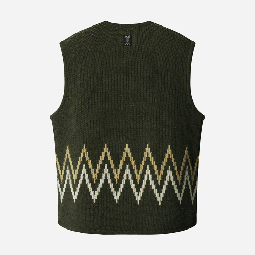 Вязаный жилет ковичан (KHAKI)