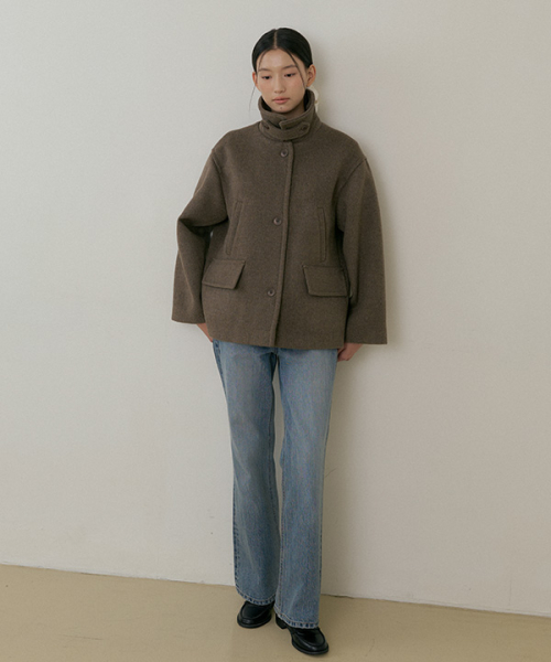 standard шерстяной half coat-brown