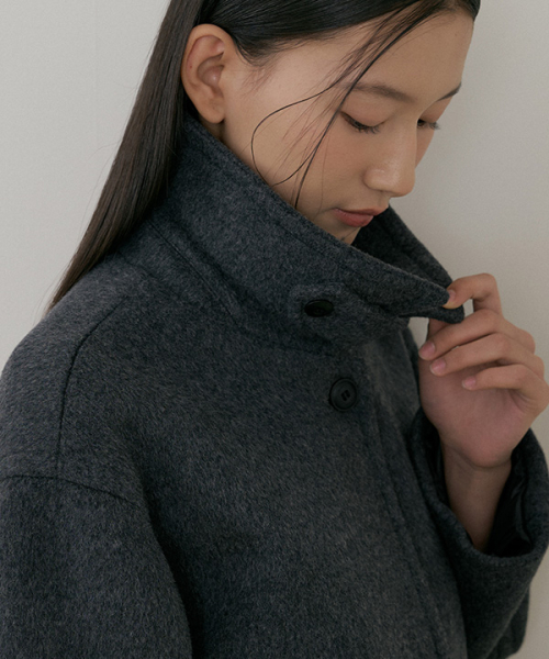 standard шерстяной half coat-charoal