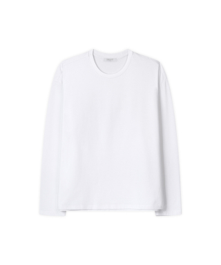 DRAW FIT ドローフィット ヘイルコットンクロップロングスリーブTシャツ [ホワイト] 画像 3