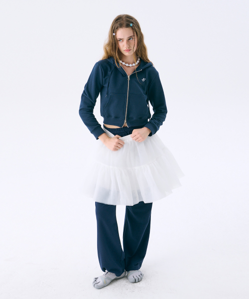 Mini Hood Zip-up_Navy (мини-худи на молнии, Navy)