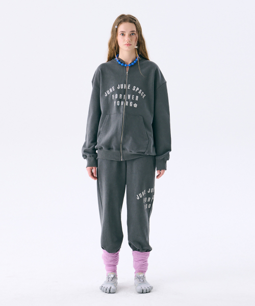 Vintage Sweat Jumper_Dark Grey