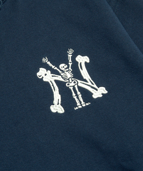 NY Skeletons Heavyweight худи Navy