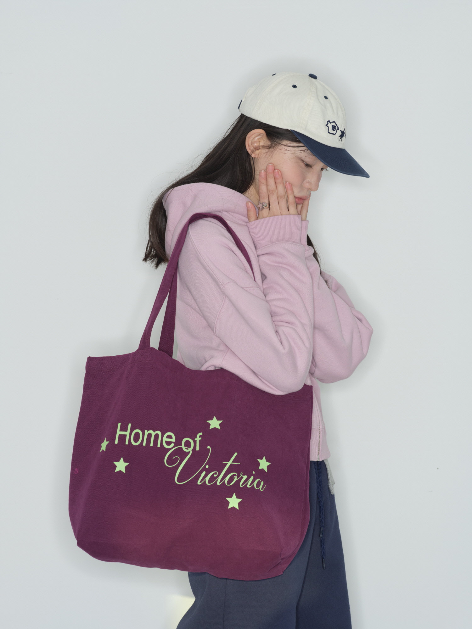 [HBTxVICTORIA] Home of Victoria Eco сумка (MIDNIGHT PURPLE
