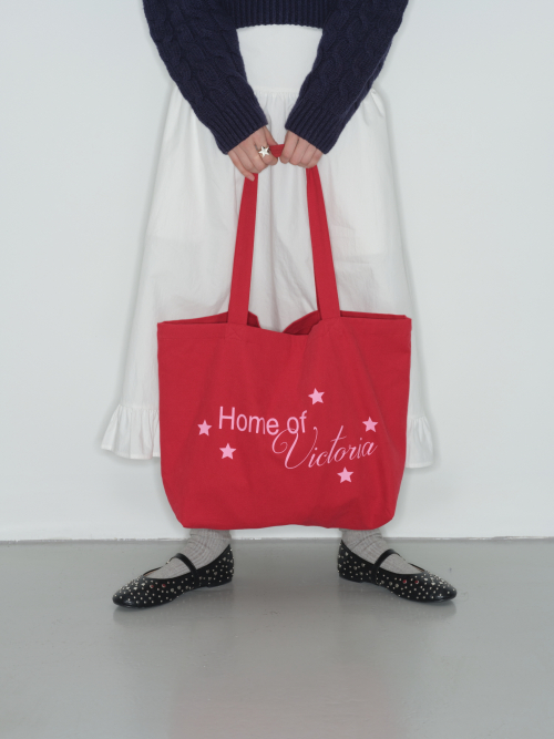 [HBTxVICTORIA] Home of Victoria Eco сумка (RED)