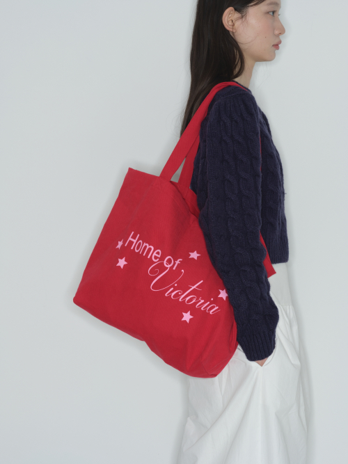 [HBTxVICTORIA] Home of Victoria Eco сумка (RED)