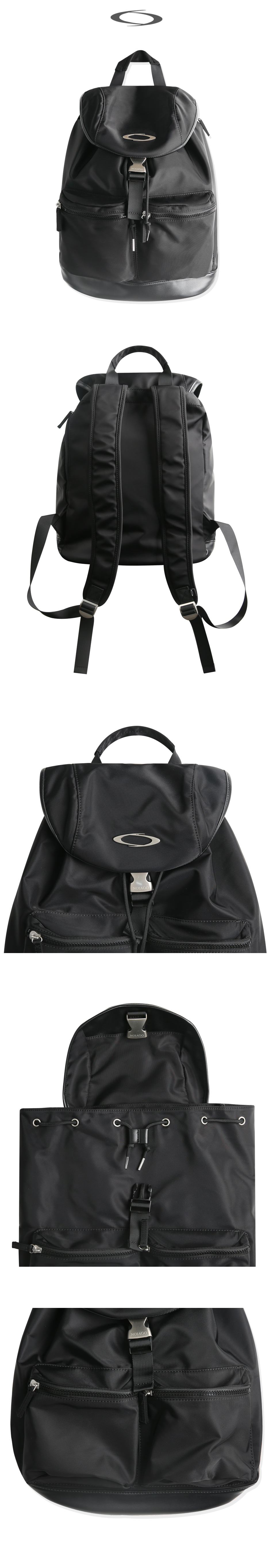 MINIMAL FLAP BACKPACK - 3 COLORS BLACK