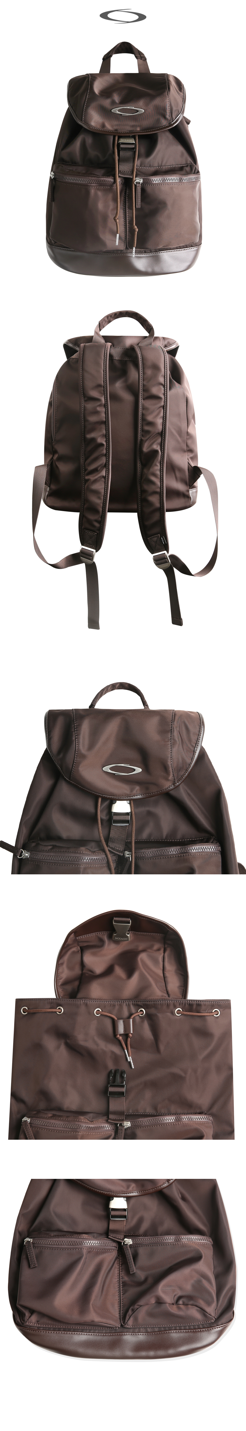 MINIMAL FLAP BACKPACK - 3 COLORS BROWN