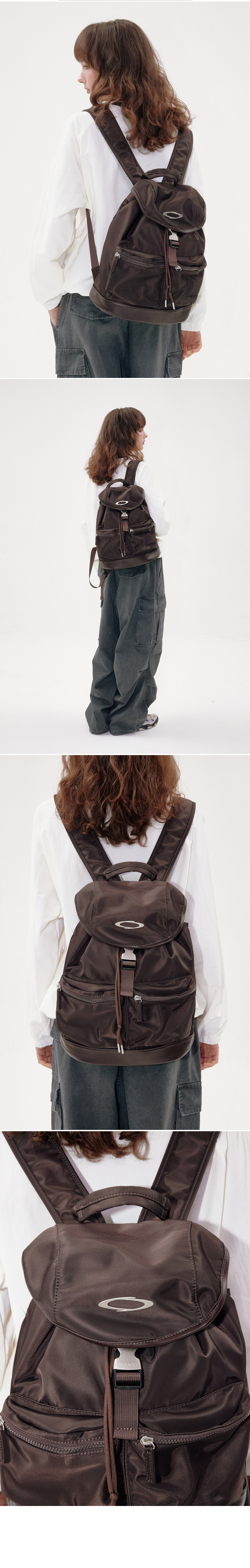 MINIMAL FLAP BACKPACK - 3 COLORS BROWN