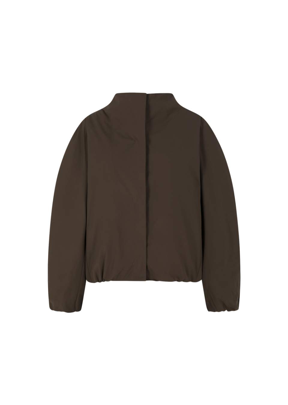 【AMOMENTO】Taffeta Padded Raglan Jumper AmomentoTaffetaPaddedJumperBla